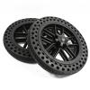 101.5 Electric Wheelchair Front Wheel Caster, 10 inch Honeycomb Solid Tire Wheel Assembly, Front Wheel Replacement Parts (Pair) view 1
