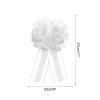 Pull Bows 30pcs 8 Inch Large Pull Bow Organza Gift Wrapping Bows Ribbon(White) view 2