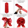 Pull Bows 30pcs 8 Inch Large Pull Bow Organza Gift Wrapping Bows Ribbon(White) view 3