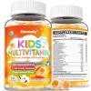 Kids Multivitamin Gummies - Vitamins A D3 K2, Methylated B-Complex with Omega-3, Iron for Immune & Development Support - Organic Mixed-Berry Flavor Multivitamins for Kids Daily - Sugar Free & Vegan view 1
