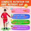 Kids Multivitamin Gummies - Vitamins A D3 K2, Methylated B-Complex with Omega-3, Iron for Immune & Development Support - Organic Mixed-Berry Flavor Multivitamins for Kids Daily - Sugar Free & Vegan view 3