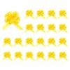 Pull Bows 20pcs Pull Bows 6.3 Inch Wide Organza Ribbon Bow for Gift Wrapping Orange/Yellow(Yellow) view 1