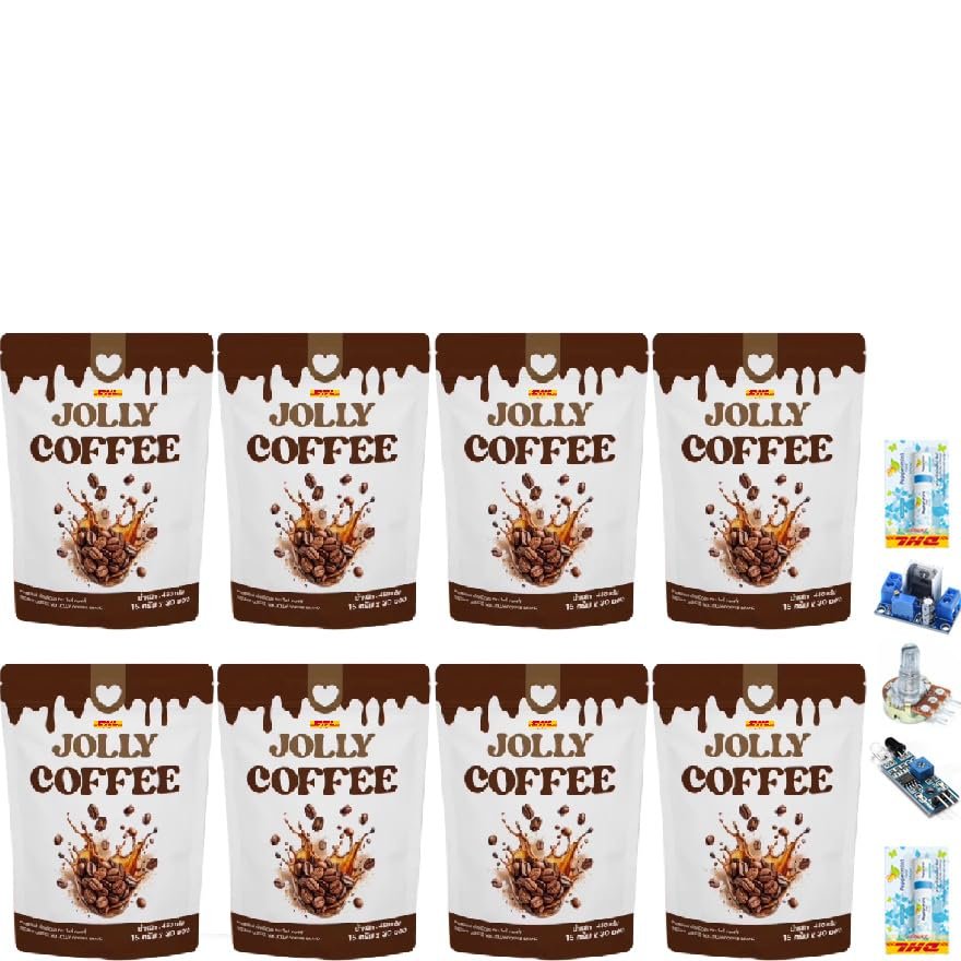 Arabica Intense Good Shape Jollycoffee Instant Mix Coffee Powder Snack 29 in 1 Much Mellow Delicious 30 Sachets/Sachet Set 8 By Thaigiftshop [Get Free Tomato Facial Mask]