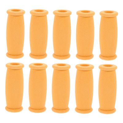 10pcs TPR Crutch Grips Non-Slip Underarm Hand Grips Crutches Accessories Comfortable Replacement Cushions for Aluminum