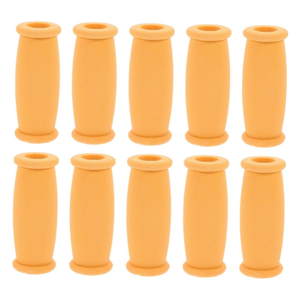 10pcs TPR Crutch Grips Non-Slip Underarm Hand Grips Crutches Accessories Comfortable Replacement Cushions for Aluminum