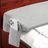 Novabright 76"x8"x5" Bed Wedge Pillow Gap Filler for Headboard Gap Filler Bed Wedge Pillow with Side Pocket Gaps Mattress Wedges Gaps Fillers to Stop Items Falling Down, Removable and Washable view 1