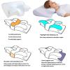 Beoglov Pillow for Sleep Apnea, Cervical Neck Traction Pillow, 2-in-1 Orthopedic Memory Foam Pillows for Neck Pain Relief, for All Sleeping Positions, Breathable and Not Stuffy (2Pc * Blue) view 3