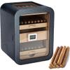 110 Count Cigar Humidor Cabinet with Glass Top, Humidifier & Digital Hygrometer, Layered Drawer Storage for Men, for Fathers & Husbands view 1