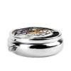Tiger Pill Box 3 Compartment Round Metal Pill Case for Purse & Pocket, Portable Medicine Organizer Travel Pillbox Daily Pill Container Holder to Hold Vitamins, Fish Oil view 4