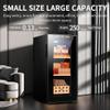 35L Electric Cigar Humidor - Holds 250 Cigars, Intelligent Cooling with Spanish Cedar Drawer & Shelf, Adjustable Temp, Built-in LED Light, Perfect for Cigar Aficionados. view 3