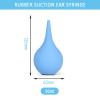 3 Pack 90ML Hand Bulb Ear Syringes, Soft Reusable Rubber Suction Ear Bulb Syringe Ball, Ear Washing Squeeze Bulb, Ear Cleaning Bulb for Kids, Adults, Pet view 2