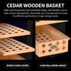 33L Electric Cigar Humidor with Cedar Shelves, Smart Temperature Control Cooler for Cigars for Fathers, Husbands & Gentlemen Enthusiasts view 2