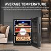 33L Electric Cigar Humidor with Cedar Shelves, Smart Temperature Control Cooler for Cigars for Fathers, Husbands & Gentlemen Enthusiasts view 4