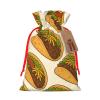 Burlap Drawstring Bag Mexican Taco Pattern Reusable Present Wrapping Sack Xmas Holiday Party Favor Bag Medium view 1