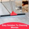 17" Heavy Duty Floor Squeegee with 40.8 Inch Long Handle, Suitable for Bathroom Tiles, Garage Concrete Floors, Shower Glass & Windows Cleaning view 4