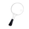 NineLife Basics Large Handheld Magnifier with LED Lights and Triple Lens Multipurpose Reading Tool for Low Vision Seniors Science Exploration Home Use view 1