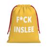 BYOBLU Fuck Inslee Christmas Gift Bags, Santa Wrapping Bags, Xmas Presents Bag With Drawstring, Holiday Party Favors Birthday & Christmas Gift (Large Medium Small) view 1