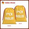 BYOBLU Fuck Inslee Christmas Gift Bags, Santa Wrapping Bags, Xmas Presents Bag With Drawstring, Holiday Party Favors Birthday & Christmas Gift (Large Medium Small) view 2
