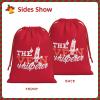 The Vein Whisperer Phlebotomy Phlebotomist Blood Christmas Gift Bags, Santa Wrapping Bags, Xmas Presents Bag With Drawstring, Holiday Party Favors Birthday & Christmas Gift (Large Medium Small) view 2