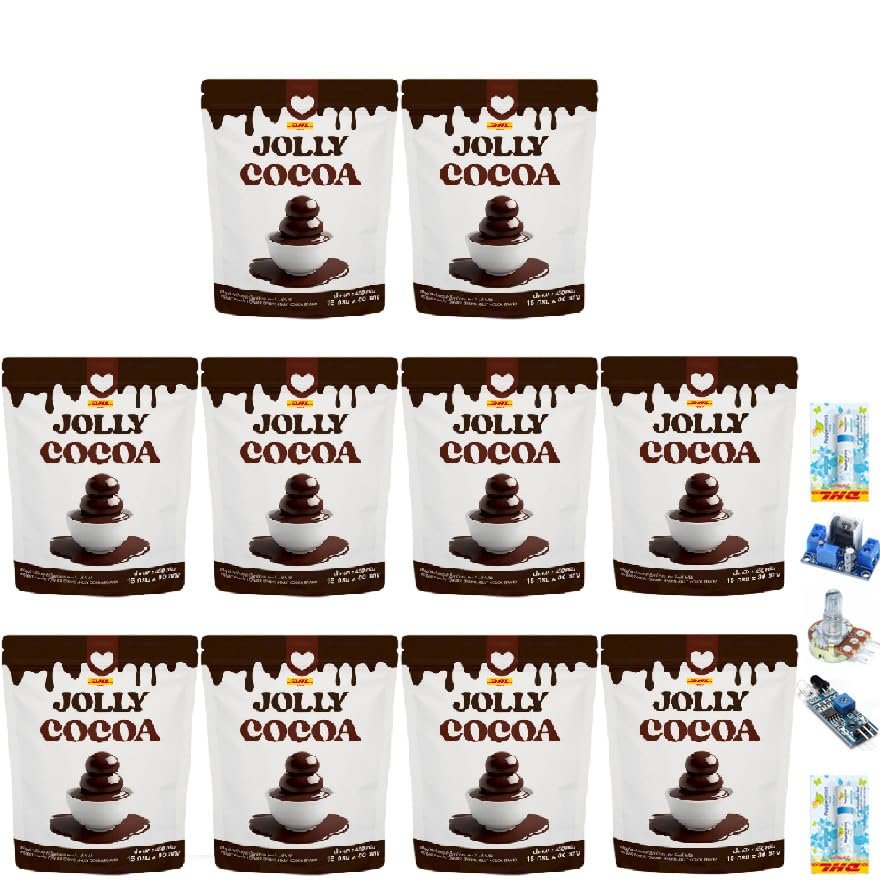 Dutch Intense Good Shape Jollycocoa Instant Mix Cocoa Powder Snack 20 in 1 Much Mellow Delicious 30 Sachets/Sachet Set 10 C286 By Thaigiftshop [Get Free Tomato Facial Mask]