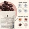 DARK CHOCOLATE COVERED DATES STUFFED WITH NUT BUTTER (Vegan, Gluten Free) BATEAUX (Almond Butter) view 3