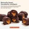 Dark Chocolate Coated Peanut Butter Stuffed Medjool Dates Gluten-Free, Vegan, Kosher Snack with Sea Salt & Organic Pitted Medjool Dates - Plant-Based Energy Bite - Sweet & Salty Dark Chocolate Covered Fruit view 2