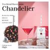 ALTDIF Sweet Rose Black Tea Chandelier Tea Bag Set Bright & Fragrant Black Tea with Muscat, Rose, and Citrus Notes Luxury Tea Set for Celebrations, Tea Aids, and Tea Cocktails - 8 Pyramid Teabags view 2