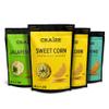 Craize Savory Mix | Sweet Corn x2, Everything, Jalepeno Lime | Gluten Free, Vegan, Kosher, Toasted Corn Crackers | 4 pack, 4 oz each