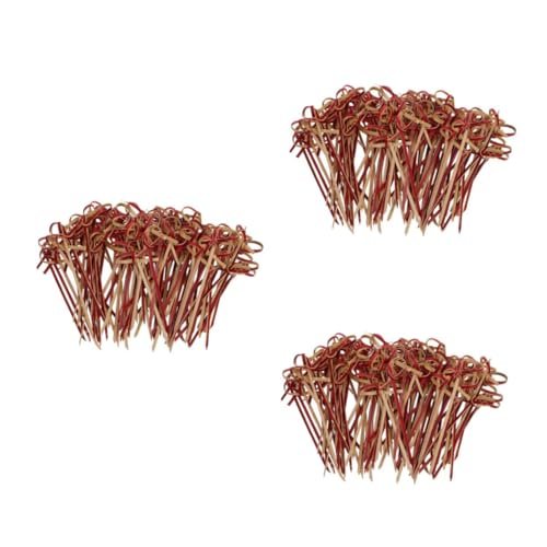 200pcs Dessert Picks - Creative Fruit Skewers for Parties, Cute Decorative Toothpicks for Appetizers, Cakes, Drinks & Fruit Garnishes - 2 Sets of 100