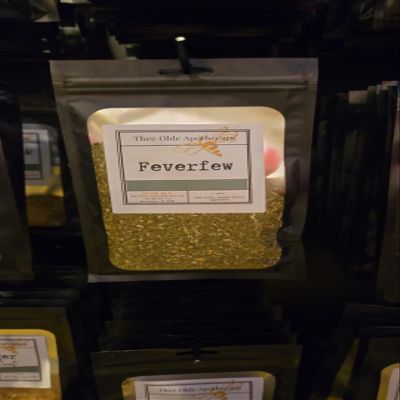 Feverfew Dried Herb,1 oz, Thee Olde Apothecary