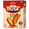 Bikaji Premium Gur Rusk 21.16 oz (600g), Authentic Traditional Indian Jaggery Bread Toast, Crispy Double Baked Tea Rusk, Sweet Crunchy Tea Time Snack view 1