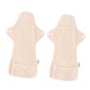 Anneome 2pcs Reusable Washable Sanitary Pads for Women Organic Cotton Cloth Panty Liners Absorbent Breathable Menstrual and Puerperal Care Pads view 1