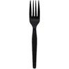 Watson Distributing Heavy Weight Fork Plastic Black 6.75" 1000/Case view 1