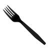 Watson Distributing Heavy Weight Fork Plastic Black 6.75" 1000/Case view 4
