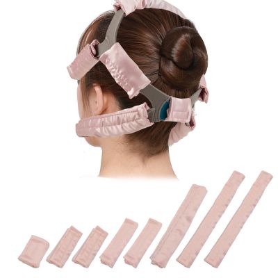 8 PCS Satin CPAP Strap Covers, Comfortable CPAP Mask Strap Covers, Silky CPAP Hair Protector to Fit Airfit f20 Headgear, Anti Wrinkle CPAP Mask Cushions for Reducing Red Marks (Pink)