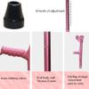 PUCNHZYNW Adult Forearm Cane Half Cuff Elbow Crutches Lightweight Telescopic Folding Arm Crutch for Medical Rehabilitation 10 Height Adjustable view 2
