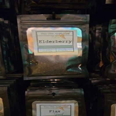 Dried Elderberries, 1 oz, Thee Olde Apothecary