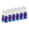 Aqua Naina Plus Sterile Saline Preservative-Free, Single-use Rinse for Soft, RGP & scleral Lenses Before Application. Travel-Friendly, 12 x 1 fl oz Bottles view 1
