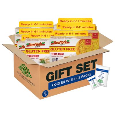 Salutem Vita Gluten-Free Real Garlic Texas Toast, Gift Set, 11.5 oz Pack of 3