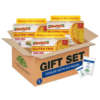 Salutem Vita Gluten-Free Real Garlic Texas Toast, Gift Set, 11.5 oz Pack of 8
