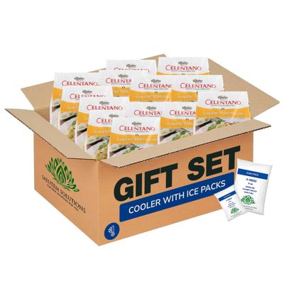 Salutem Vita Cheese Tortellini Pasta, Italian Style Frozen Pasta, Gift Set, 24 oz Pack of 10