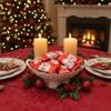 216ct Christmas Buttermints Bulk Candy Mints Individually Wrapped Individually Wrapped Snowflake Candy Christmas Butter Mints (Santa) view 2