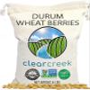 Clear Creek Certified Glyphosate Residue Free Durum Wheat Berries | 4 LBS | Whole Grains | Used to mill to Semolina Pasta Flour | North American Grown view 1
