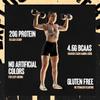 Animal 100% Whey Protein Powder Samples & 25oz BPA Free Shaker Bottle Real Instant Iced Coffee Whey + 20g of Protein, 120mg of Caffeine Meal Replacement with BCAA Cold Brew Latte, 3 Single Packets view 2