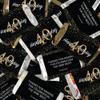 280 pcs 40th Birthday Candy Milestone Elegant Birthday Bash Assorted Wrapped Chocolate Miniatures and Milk Chocolate Gold Foil Ball Mix (6.48lb) view 2