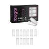 12mm Triple Vented Glass Tips Rougar Clear 12 Pack - 50 Pack - 175 Pack (12) view 1