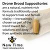 3-Pack, Drone Brood (Larvae) Homogenate Suppositories 30 Pcs, Natural Supplement for Men & Women, Supports Energy, Vitality, Metabolism, Endocrine Health, Active Aging & Digestive Balance view 2