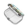 Outside The Castle Gate Patterned Square mini Pill Box, can be Put into Wallet or Pocket Travel Pill Box, Store Various Small Items view 2