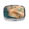 Dunhuang Mystery Patterned Square mini Pill Box, can be Put into Wallet or Pocket Travel Pill Box, Store Various Small Items view 1