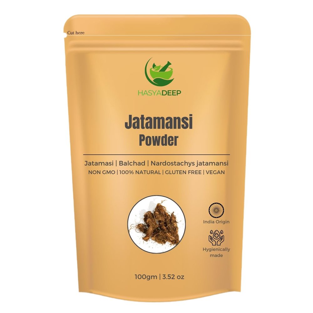 Hasyadeep jatamansi Powder | Nardostachys jatamansi | Traditional Ayurvedic Herb (50gm/1.76oz)